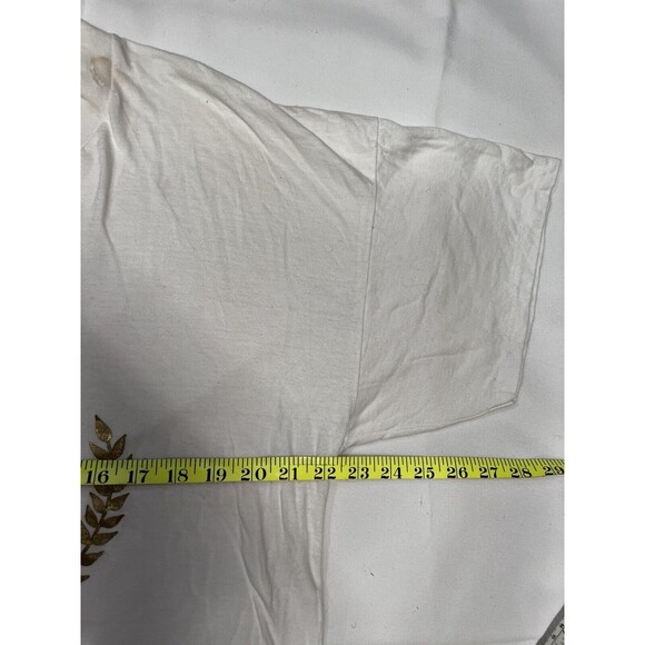 F.S. Paris Vintage Single Stitch Embroidered Eiffel Tower White Shirt Sz XL - Picture 8 of 10